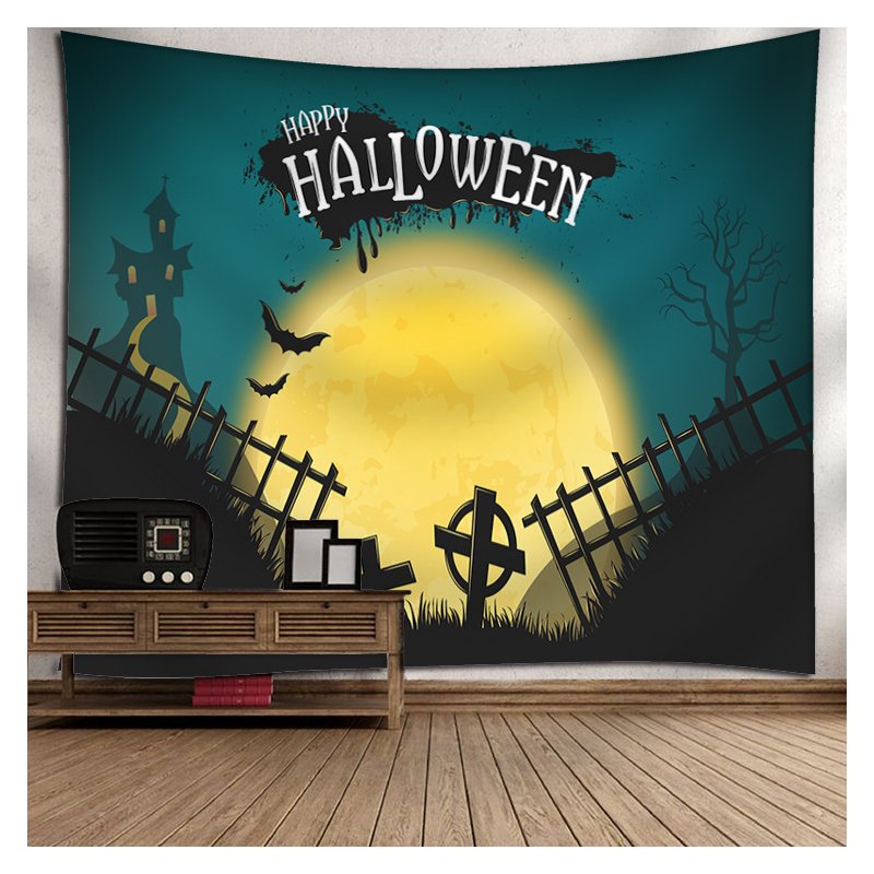 Indian Tapestry Wall Hangings Fun Halloween Pumpkins Home Decor Tapestries 13_150*130