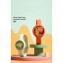 Indoor Cartoon Anti Mosquito Repellent Bracelets Baby Infant Children Luminous Hand Ring Dinosaur orange