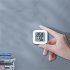 Indoor Lcd Digital Multifunctional Thermometer Hygrometer Humidity Sensor Measurement  Accessories white