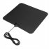 Indoor Tv Antenna With Signal Booster Iec Converter Hdtv Receiver Antenna Atsc Compatible For Wishebay black