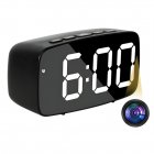 Indoor Wireless Security Camera with Alarm Clock Motion Detection Night Vision Camera