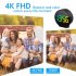 Indoor Wireless Security Camera With Alarm Clock Motion Detection Night Vision Camera 4K WIFI HD Security Smart Camera Y9