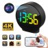 Indoor Wireless Security Camera With Alarm Clock Motion Detection Night Vision Camera 4K WIFI HD Security Smart Camera Y9