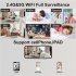 Indoor Wireless Security Camera With Alarm Clock Motion Detection Night Vision Camera 4K WIFI HD Security Smart Camera Y9
