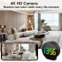 Indoor Wireless Security Camera With Alarm Clock Motion Detection Night Vision Camera 4K WIFI HD Security Smart Camera Y9