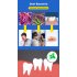 Induction Toothbrush Holder with UV Light Sterilizer Box Toothbrush Cleaner Toothpaste Dispenser white