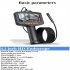 Industrial Endoscope Camera 4 3inch LCD Screen 1080P HD Digital Endoscope Camera IP67 Waterproof Camera Dual lens 10 meters