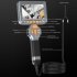 Industrial Endoscope Camera Dual Direction Rotating Camera With 5 0  IPS Screen 6 LED Lights IP67 Waterproof 1080P HD Snake Camera Pipe Sewer Inspection Camera 