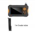 Industrial Endoscope Hand held Borescope Inspection Camera 4 3inch HD 1080P Display Screen Built in 8 LEDs 8mm Lens 2600mAh Rechargeable Lithium Battery 1m pipe