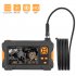 Industrial Endoscope Hand held Borescope Inspection Camera 4 3inch HD 1080P Display Screen Built in 8 LEDs 8mm Lens 2600mAh Rechargeable Lithium Battery 1m pipe