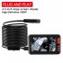 Industrial Endoscope Borescope Inspection Camera 4 3inch HD 1080P Display Screen Built in 8 LEDs 8mm Lens 2000mAh Rechargeable Lithium Battery 5m