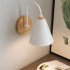 Industrial Style Retro Wall Lamp  Downward Lampshade LED Wall Light  90 260V E27 Socket Wall Sconce For Bedroom Bedside  Bathroom  Kitchen  Living Room White