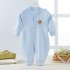 Infant Baby Boy Girl Jumpsuits Romper Toddler Babysuits Blue dual file 66cm