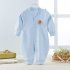 Infant Baby Boy Girl Jumpsuits Romper Toddler Babysuits Blue dual file 66cm