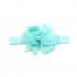 Infant Baby Girls Rib Headbands and Forked Tail Bowknot Elastic Hair Band
