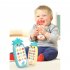 Infant Newborn Baby Simulation Plastic Music Mobile Phone Toy Early Education Gift Orange