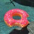 Inflatable Giant Donut Swimming Pool Floats with Two Bite for All Ages Swim Ring