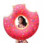 US Inflatable Giant Donut Swimming Pool Floats with Two-Bite for All Ages Swim Ring