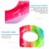 Inflatable Pool Floats Rainbow Flower Swimming Rings Water Sports Thickened Pvc Swim Tube For Outdoor Beach Pool Lake 80  210g 