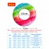 Inflatable Pool Floats Rainbow Flower Swimming Rings Water Sports Thickened Pvc Swim Tube For Outdoor Beach Pool Lake 90  270g 