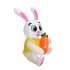 Inflatable Rabbit Model 1 5m With Lights Glowing Holiday Decoration Props For Easter EU plug