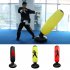 Inflatable Vertical Boxing Column Tumbler Inflatable Sandbag Decompression Fitness Toy red