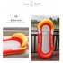 Inflatable Water Sofa PVC Floating Bed Foldable Backrest Floating Row for Summer Outdoor Swimming Beach 150 75 elegant red 150 75cm