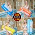 Inflatable Water Sofa Floating Bed Foldable Backrest Floating Row Netted Hammock Cherry pink 116 73cm  environmental mesh 