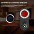 Infrared Detector Anti sneak Anti eavesdropping Multi functional Vibration Alarm Compass Detector For Hotel Black