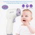 Infrared Digital Baby Thermometer LCD Body Measurement Forehead Ear Non Contact Adult Body Fever IR Children Thermometer White   purple