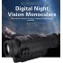 Infrared Digital Night Vision Monoculars Full Dark 5X40 200M Range Hunting Monocular Night Vision Optics black