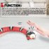 Infrared Induction Remote Control Snake Toy Children Pet Usb Rechargeable Indoor And Outdoor Prank Children Electronic Toys Orange