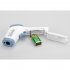 Infrared Non Contact Body Thermometer LCD Display Store 32 Readings blue