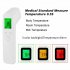 Infrared Temperature Instrument Non Contact Handheld Infrared Thermometer white
