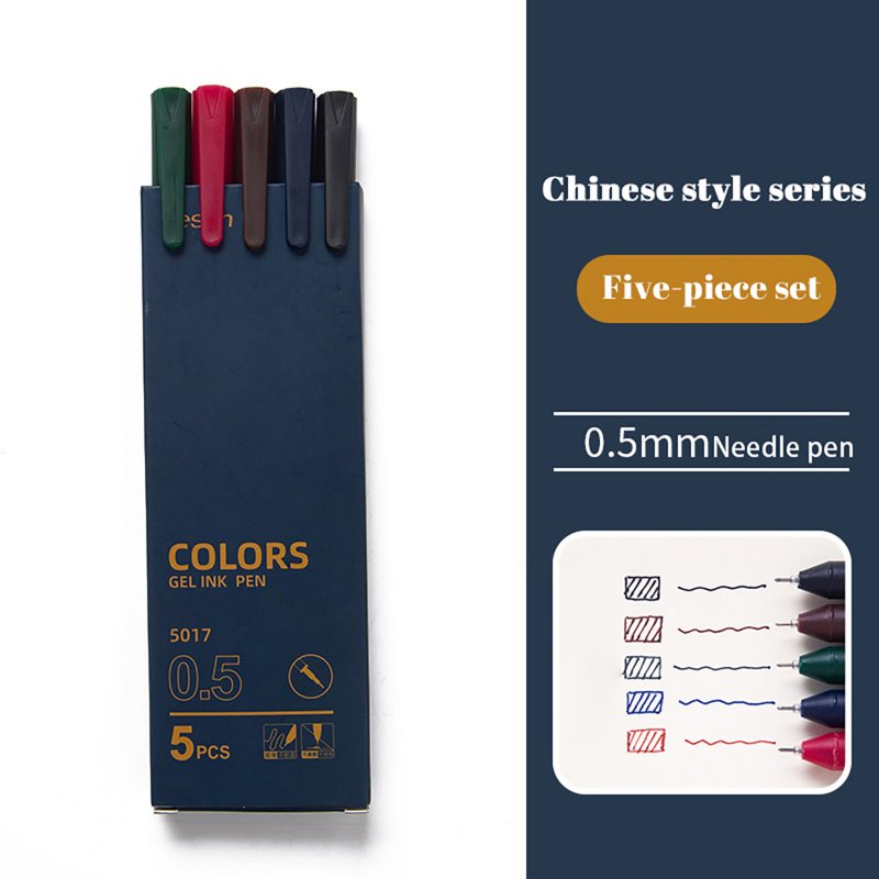 Ink Pens 0.5mm Extra Fine Point Super Quick Drying Gel Pens Office Students School Art Supplies