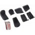 Inner Front Seat Screw Protector Cover Trim For Jeep JK 07 17 Car Accessories Black
