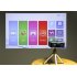 Innovative E05 mini DLP projector with android 4 4  quadcore CPU  wifi  and 120 lumen  Perfect companion during leisure activities as well as on business trips 