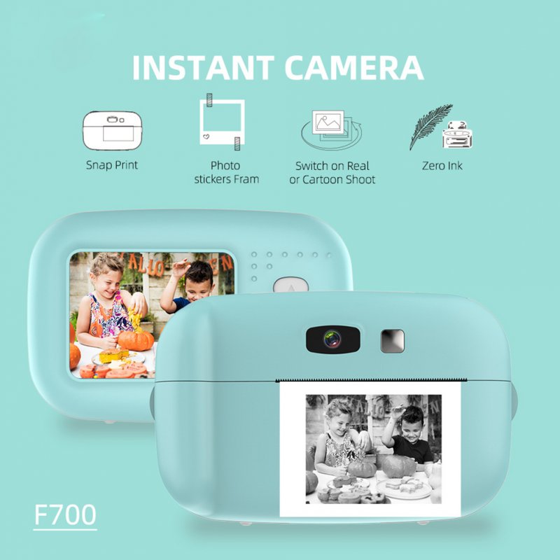 Instant Photo Camera Children's Camera Mini Toys for Polaroid Digital Small SLR Camera green