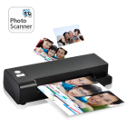 Instantly convert all your traditional photos into digital files with the Easy Feed One Touch Photo and Business Card Scanner  Fast  easy  and efficient   