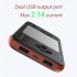 Integrated 416 Games Handheld Game Console Large Battery Capacity Portable Fast Charging Power Bank Game Console black