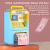 Intelligence Piggy Bank Simulation Facial Recognition Password ATM Machine With Handle Coins Cash Saving Box Toy For Kids Gifts blue No battery