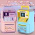 Intelligence Piggy Bank Simulation Facial Recognition Password ATM Machine With Handle Coins Cash Saving Box Toy For Kids Gifts blue No battery