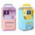 Intelligence Piggy Bank Simulation Facial Recognition Password ATM Machine With Handle Coins Cash Saving Box Toy For Kids Gifts blue No battery