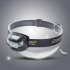 Intelligent  Body Motion Sensor LED Headlight USB Charging Mini Headlamp Outdoor Light black