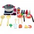 Intelligent Electric Kitchen Toys Children Play House Simulation Cooking Educational Toys Gifts white