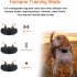 Intelligent Electronic Automatic Pet Dog  Anti  Barking  Device 4 mode Size Adjustable Waterproof Training Tool For Indoor Outdoor Black