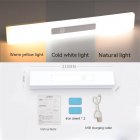 Intelligent Led Light 3-color Human Body Sensor Modern Minimalist Super Wide-angle Wireless Lamps 210MM Three colors