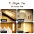 Intelligent Night Light Human Motion Sensor Led Usb Rechargeable Wall Light for Home Bedroom Hallway Warm Light