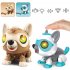 Intelligent  Robot  Dog  Toys Voice activated Touch Smart Sensor Electronic Robot Dog Science Education Toy Brown