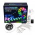 Intelligent Symphony RGB Firework Lamp 3 Control Methods Bluetooth compatible Led Strip Lights For Indoor Holiday Decorations